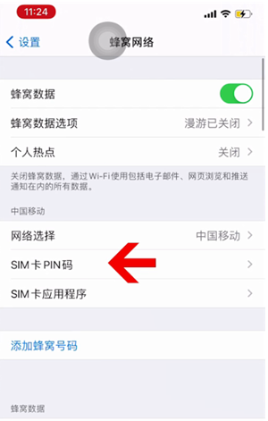 南京苹果14维修网分享如何给iPhone14的SIM卡设置密码 