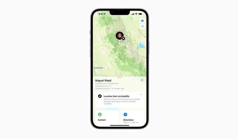 南京苹果14维修分享iPhone14系列中 FindMy功能通过卫星分享位置方法教程 